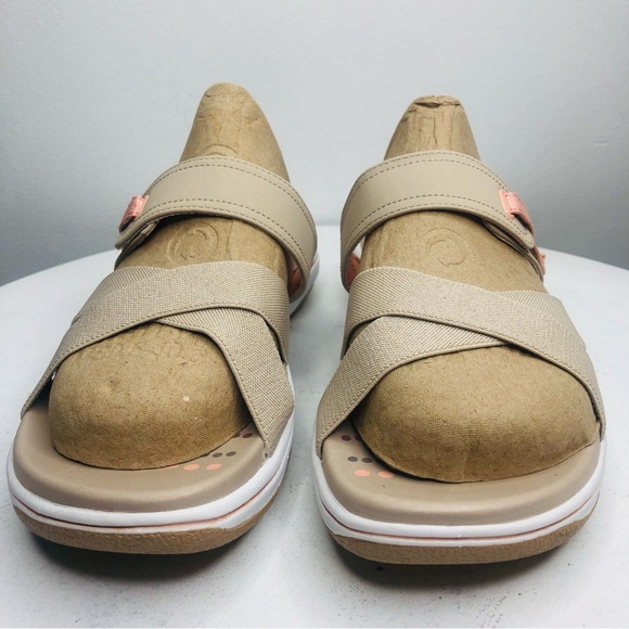 Skechers Women's Relaxed Fit: Bayshore cream peach sandals SZ 8. RR1 - Picture 7 of 10